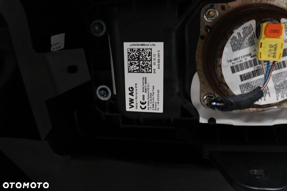 Deska Konsola AIRBAG PASY VW GOLF VII 5G0 (13-) ORYGINAŁ Demontaż - 17
