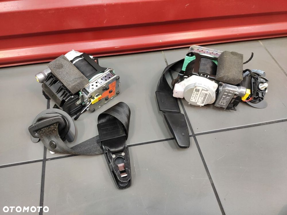 AUDI A7 4G8 LIFT A6 C7 PAS LEWY PRZÓD CZARNY NAPINACZ PIROTECHNIK SPRAWNY - 1