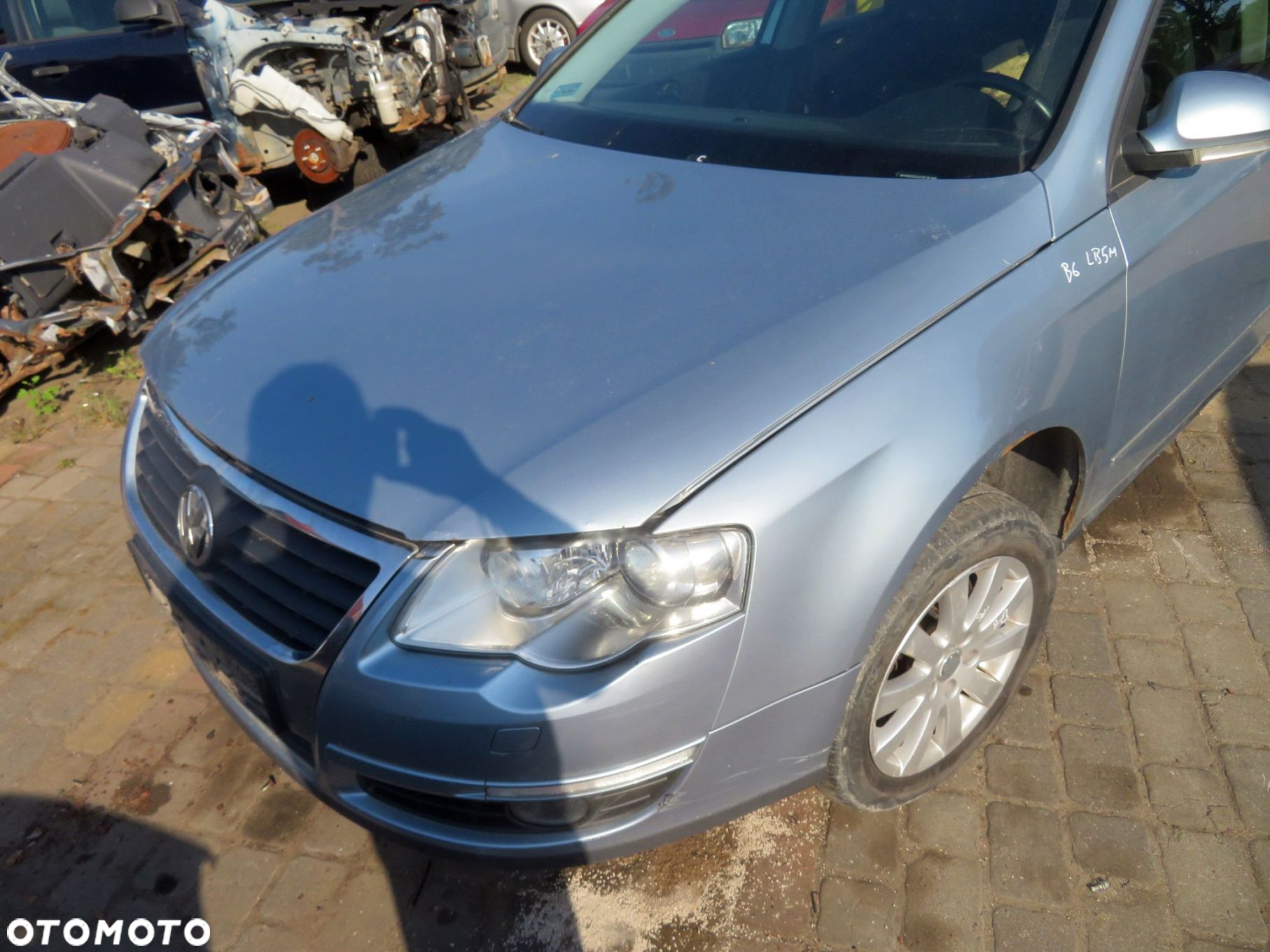 MASKA ZDERZAK BŁOTNIKI LAMPY PASSAT B6 LB5M  VOLKSWAGEN 2005-2010 SREBRNY PRZÓD KOMPLETNY - 4