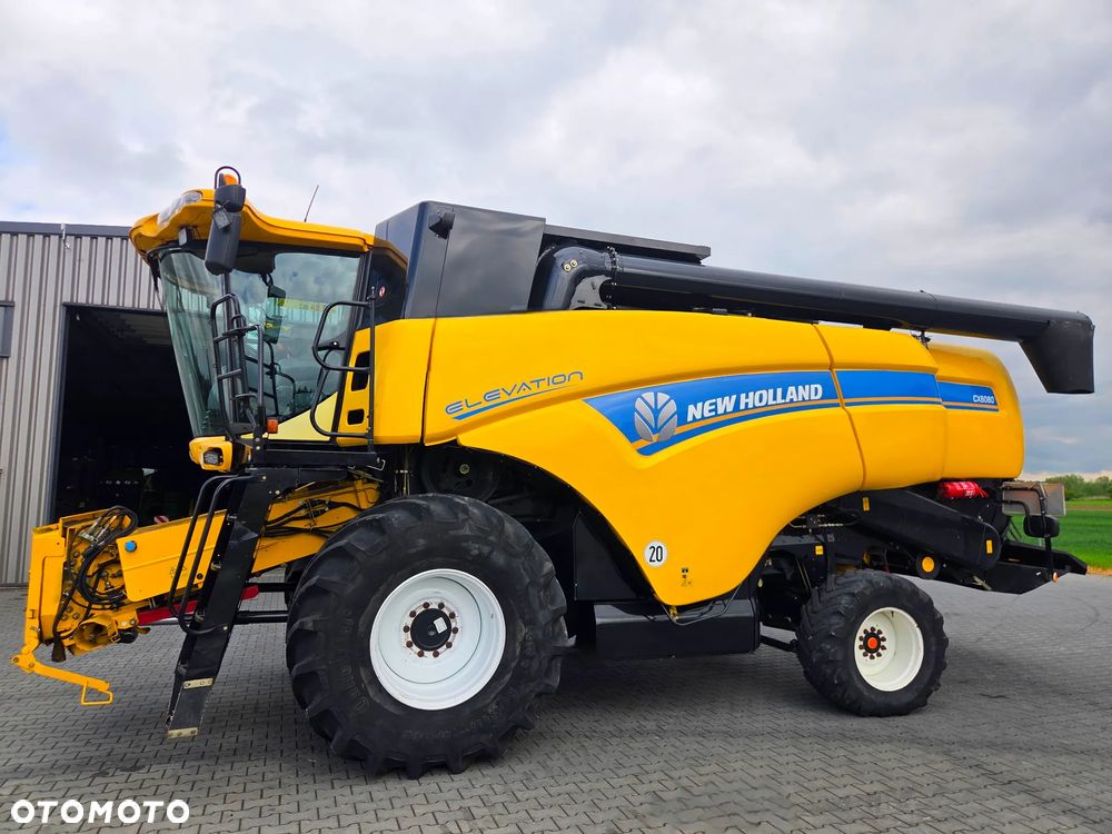 New Holland CX 8080 2008 rok, heder 7,5 vario, Nie Malowany, Stan Bardzo Dobry - 2