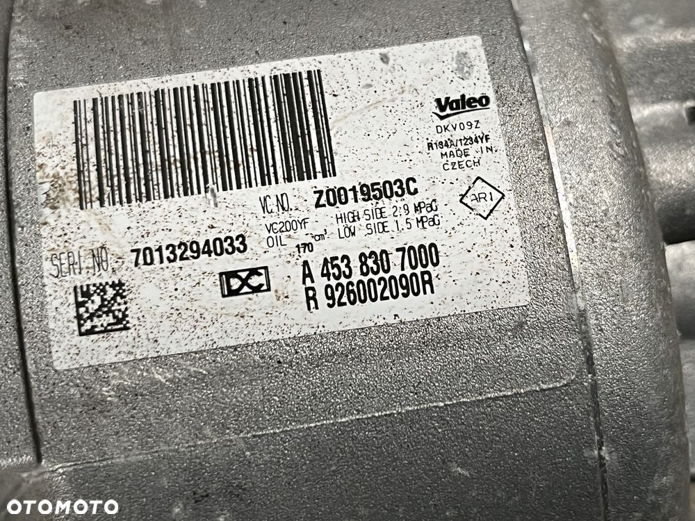 Sprężarka klimatyzacji 0.9 TCE SMART 453 926002090R - 5