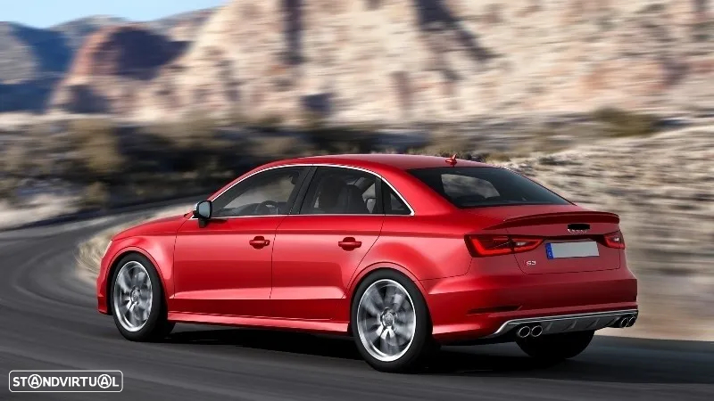 Difusor Audi A3 8V Carro (2012 a 2016) Look S3 STD - 9
