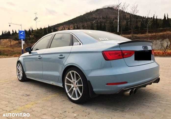 Eleron Portbagaj M4 V-style Codita Audi A3 S3 8V SEDAN, Negru Lucios - 6