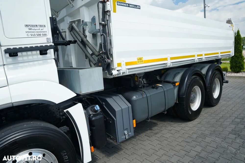 Mercedes-Benz AROCS 2658 / BASCULATOR 3 LATE / SARCINĂ UTILĂ 14 TONE / JANTE DIN ALIAJ / EURO 6 / - 19