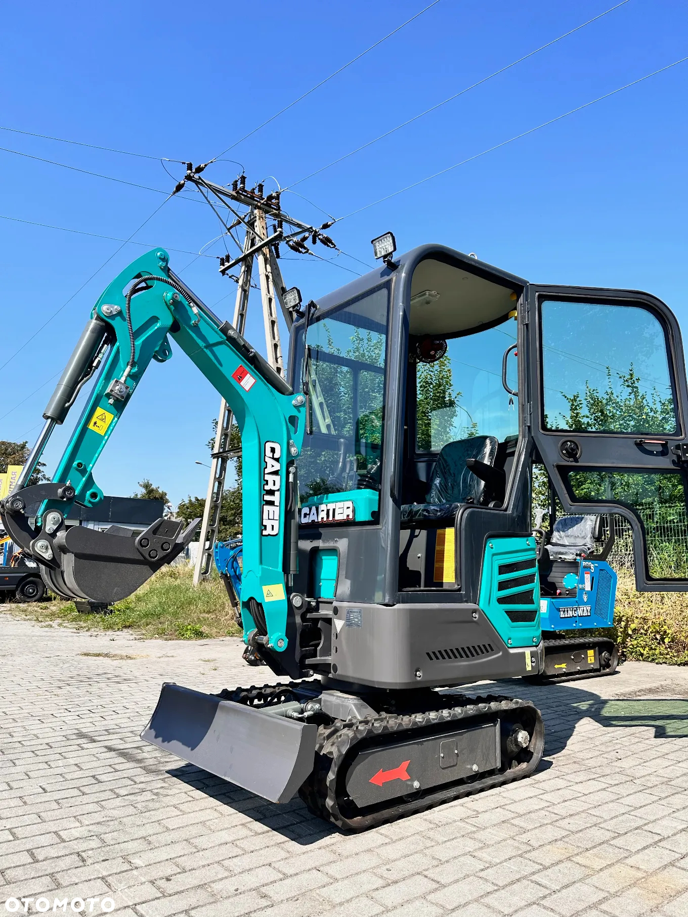 Inny CARTER CT12K Ramię Skrętne KABINA 1200kg PREMIUM 3 łyżki - 4