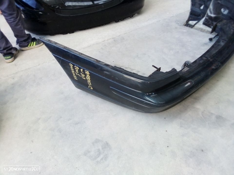 Para choques Traseiro Mercedes  W203 C220 2001 Carinha - 3