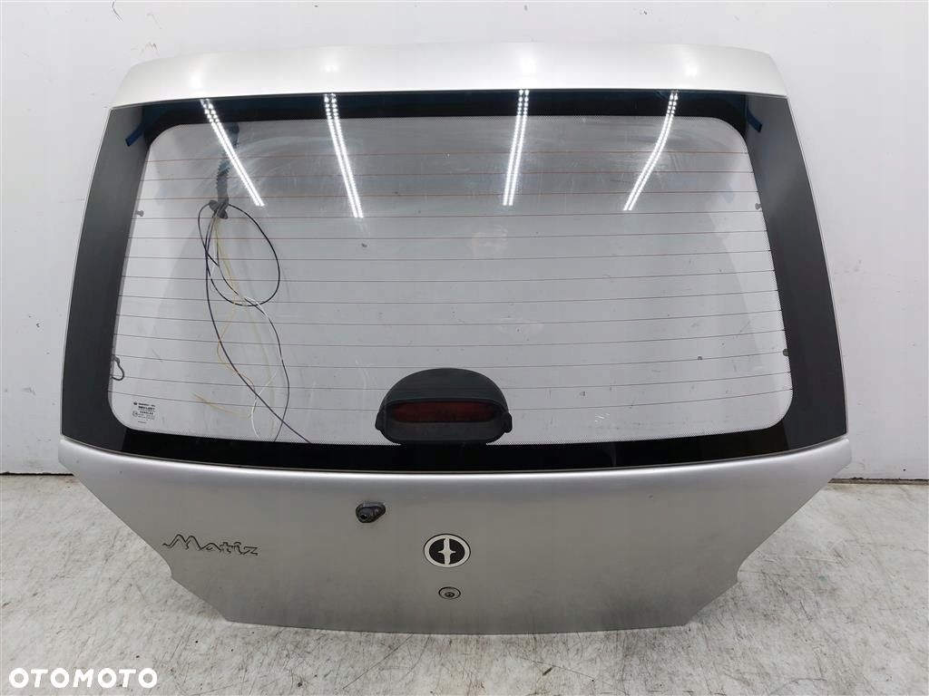 Klapa tył tylna Daewoo Matiz  2005–2009R SREBRNA - 1