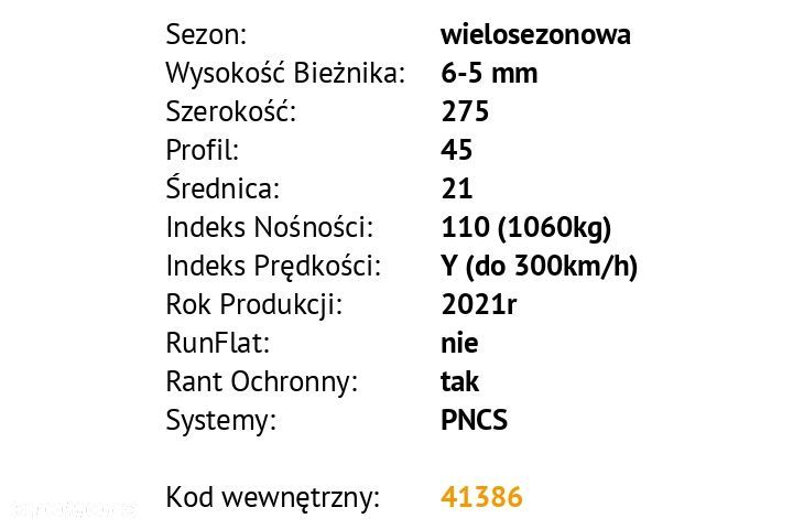 Pirelli Scorpion Zero All Season - 275/45 R21 - 3