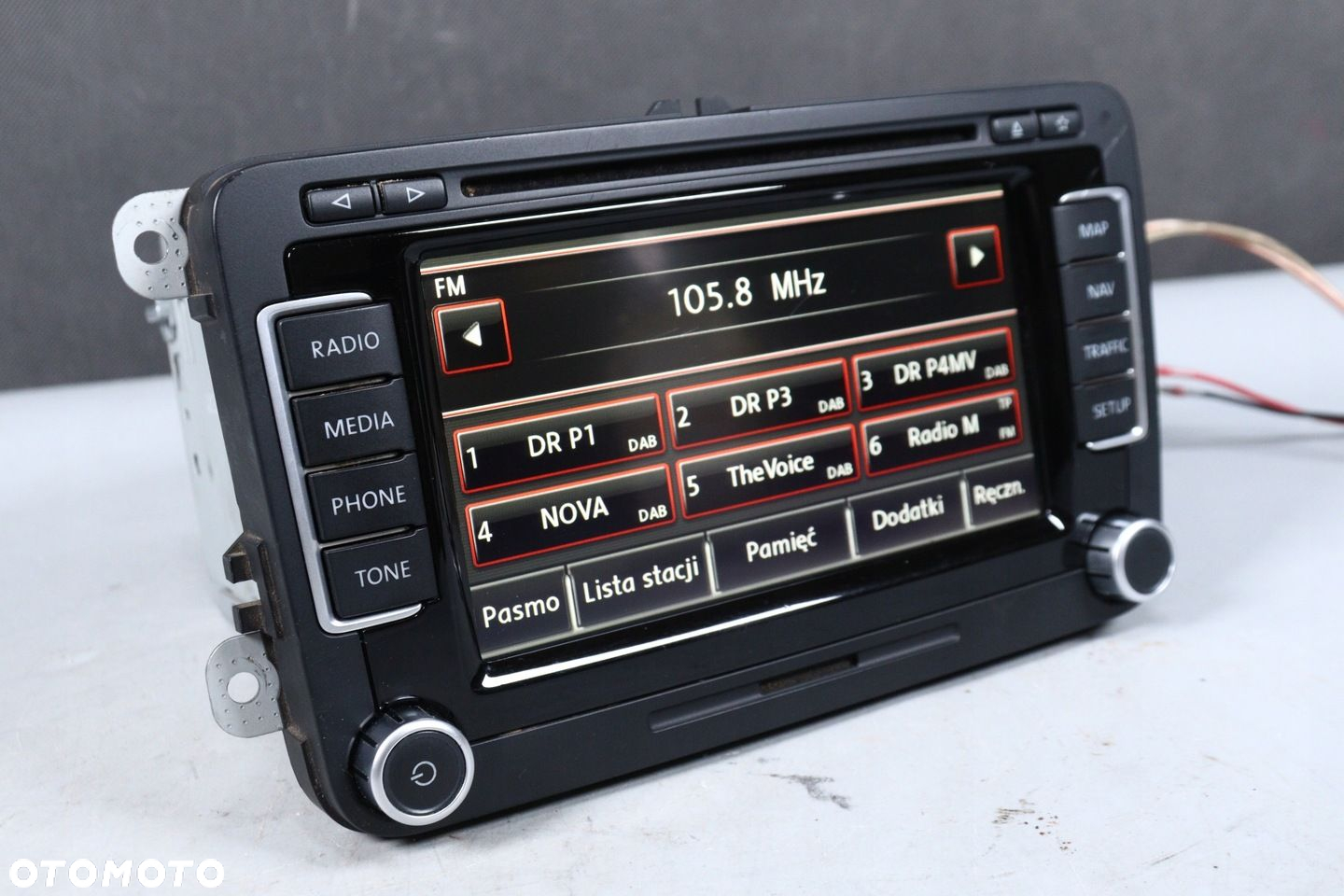 Radio Nawigacja RNS510 LED SSD DAB VW Passat Golf Touran Tiguan  KOD - 5