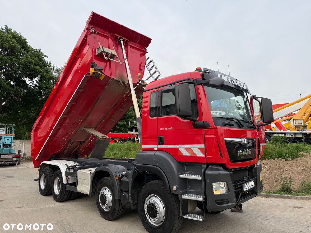 MAN TGS 41.440 Kipper Miller 8x6  Euro 6 Nowe Opony !!! 1 Właściciel - 7