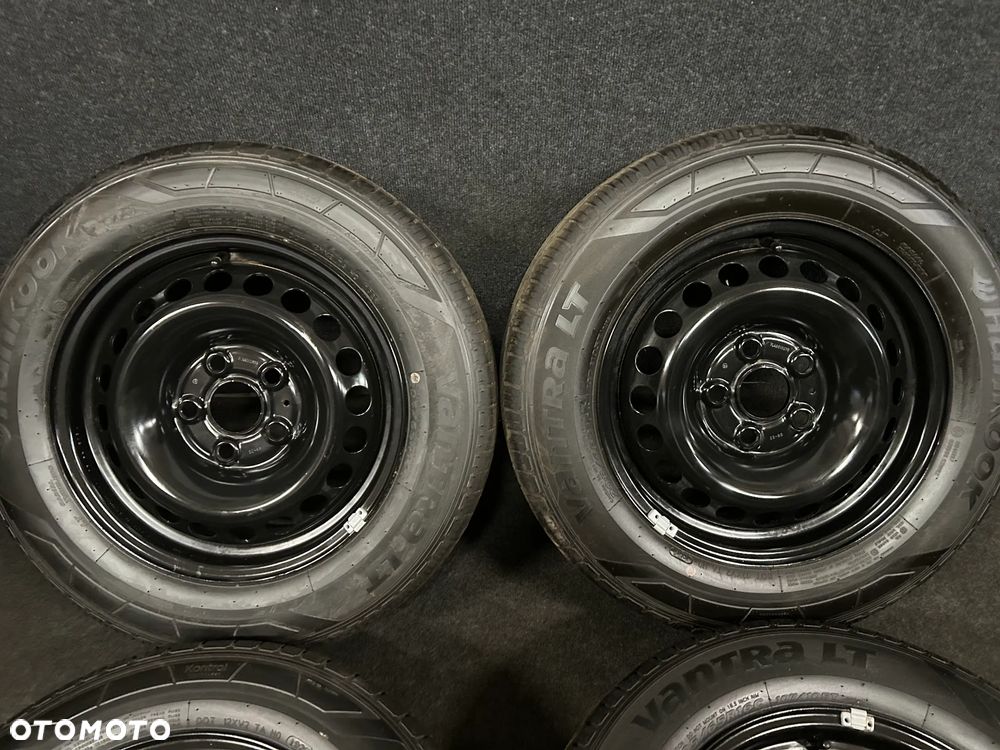 Oryginalne koła stalowe VW T6.1, T6, T5 16 cali, Opony Hankook Vantra LT 205/65/16C 107/105T 4szt. Nowe! - 3