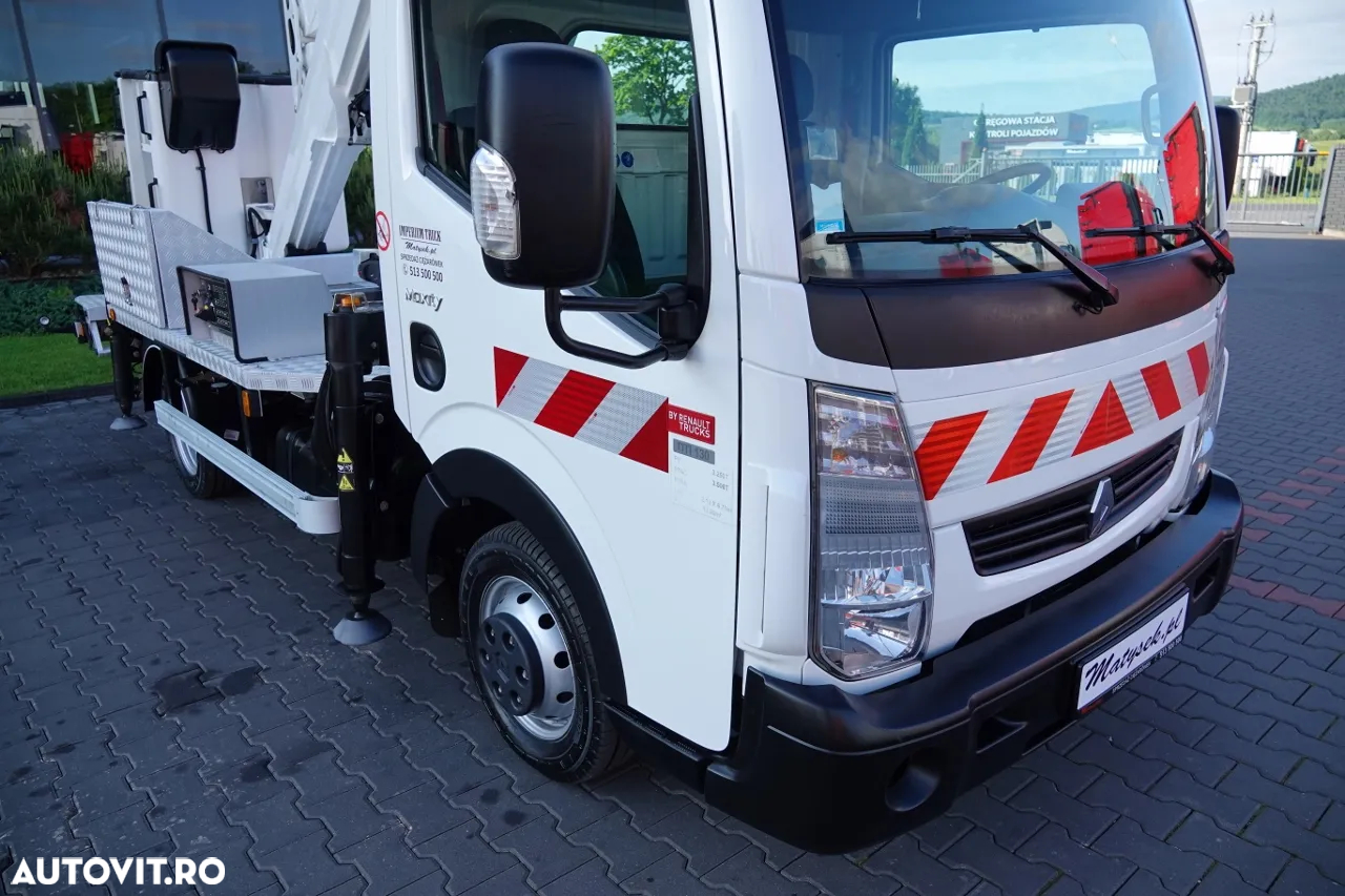 Renault MAXITY 130,35 / 20 METRI LIFT / KLUBB VAT-66-NLX COS / COS 2 PERSOANE - 250 KG / DUPA CONTRACTUL DE SERVICE - 11