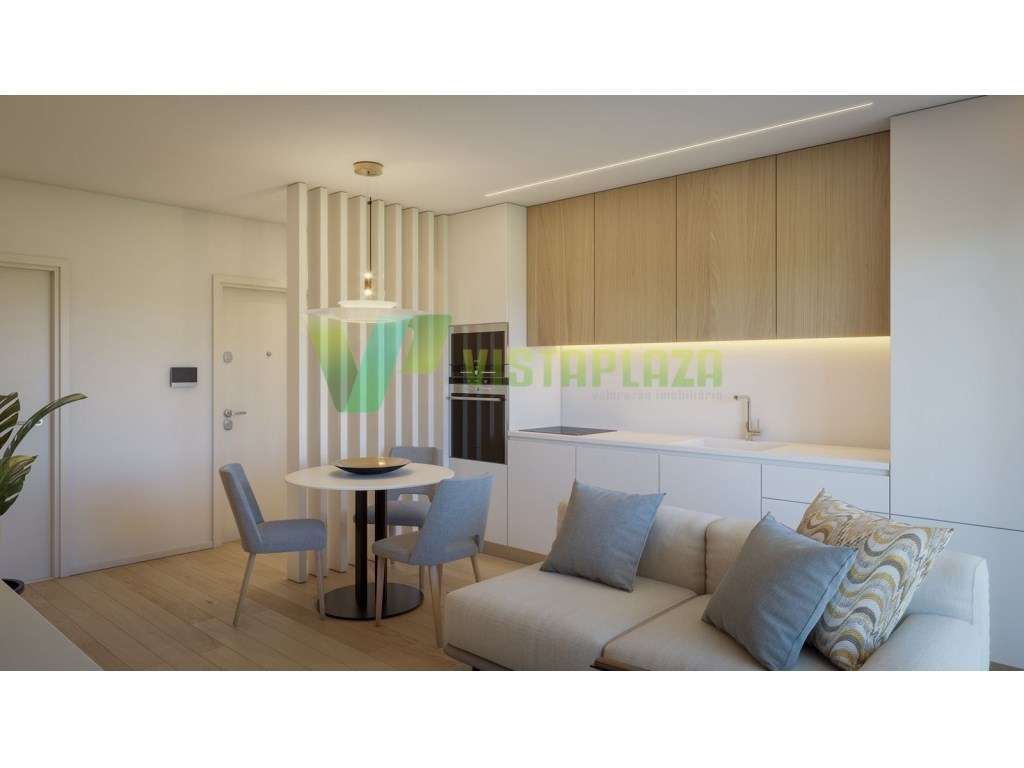 Apartamento T1 novo com garagem no centro de Portimão - Grande imagem: 4/24