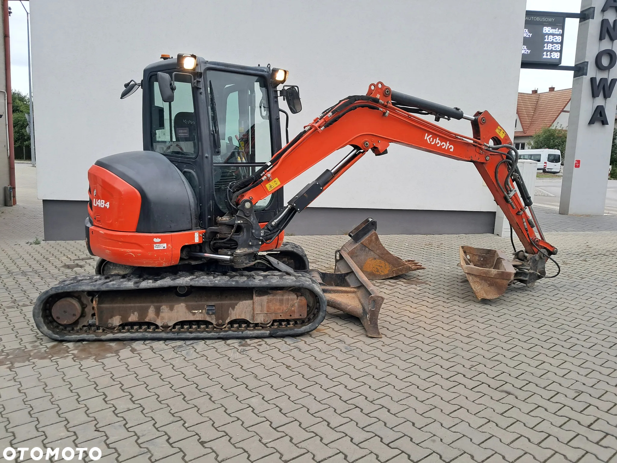 Kubota u48-4 waga 5t TON skarpówka hydrauliczna 3200mtg* 2019r *  oświetlenie *dodatkowe linie hydrauliczne 2 łyżki lusterka minikoparka u55 u48 kx57 u50 jcb cat yanmar wacker - 27