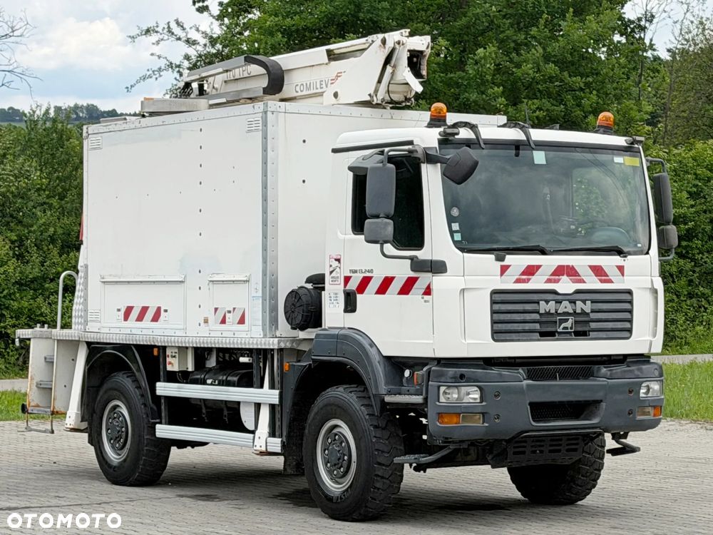 MAN TGM 13.240 * PODNOŚNIK KOSZOWY ZWYŻKA * COMILEV EN 170 TPC + PILOT - 5