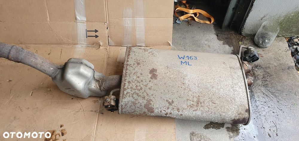 Tłumik końcowy wydech AMG Mercedes ML W163 Lift 4.0 CDI 1634903501 - 5
