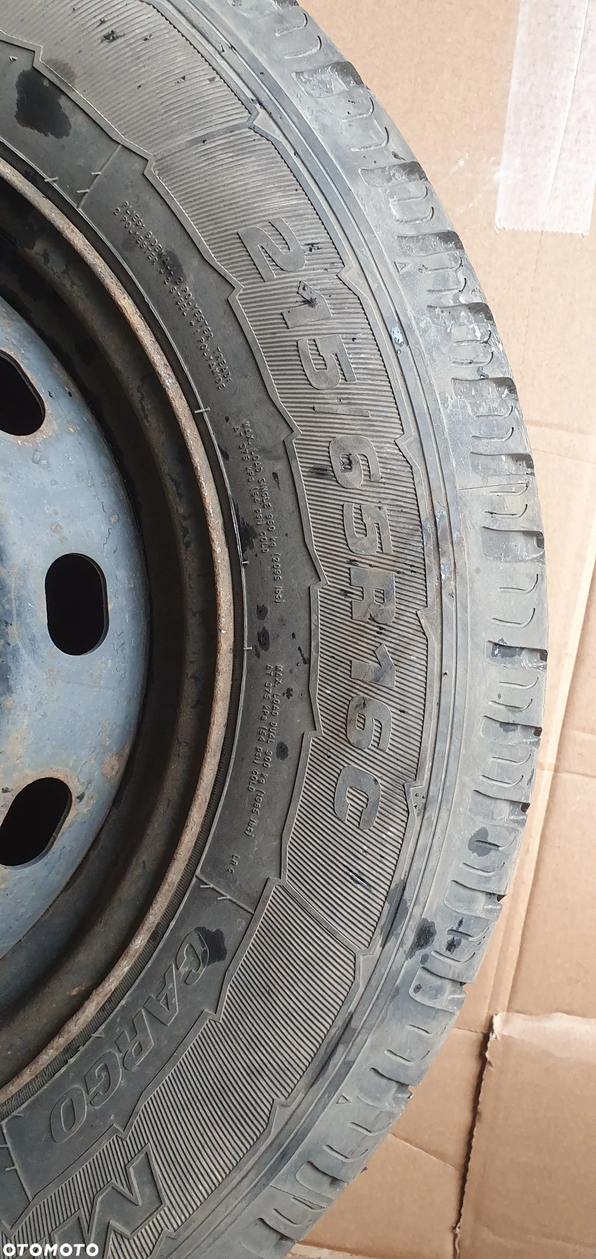Felga stalowa zapas dojazdówka 114.3 ET50 6J 215/65 R16 Opel Vivaro B - 9