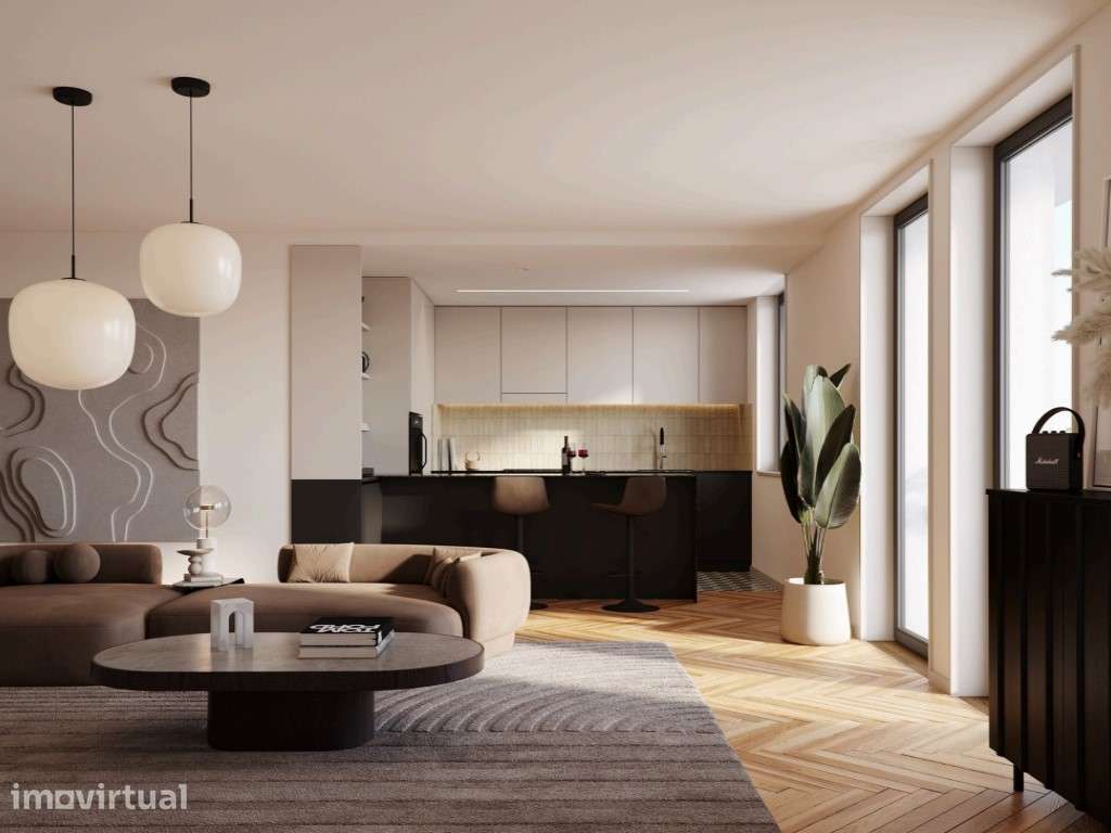 Apartamento T2+1 no centro do Porto - Grande imagem: 2/5