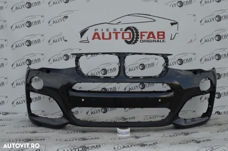 Bara faţa Bmw X3 F25 LCI M-Paket an 2014-2017 cu gauri pentru Parktronic, spalatoare faruri şi cam - 1