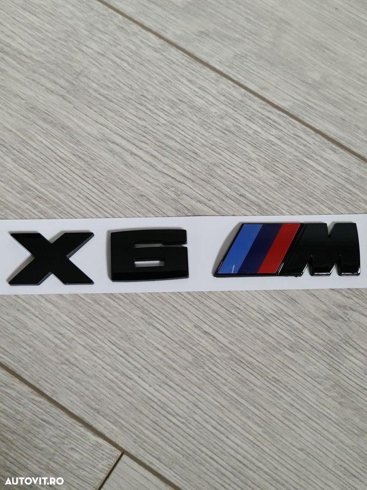 Emblema-Sigla-Logo-X5M-X6M-Bmw-M-Power-Performance-E70-F15-F16-G05-G06 - 3