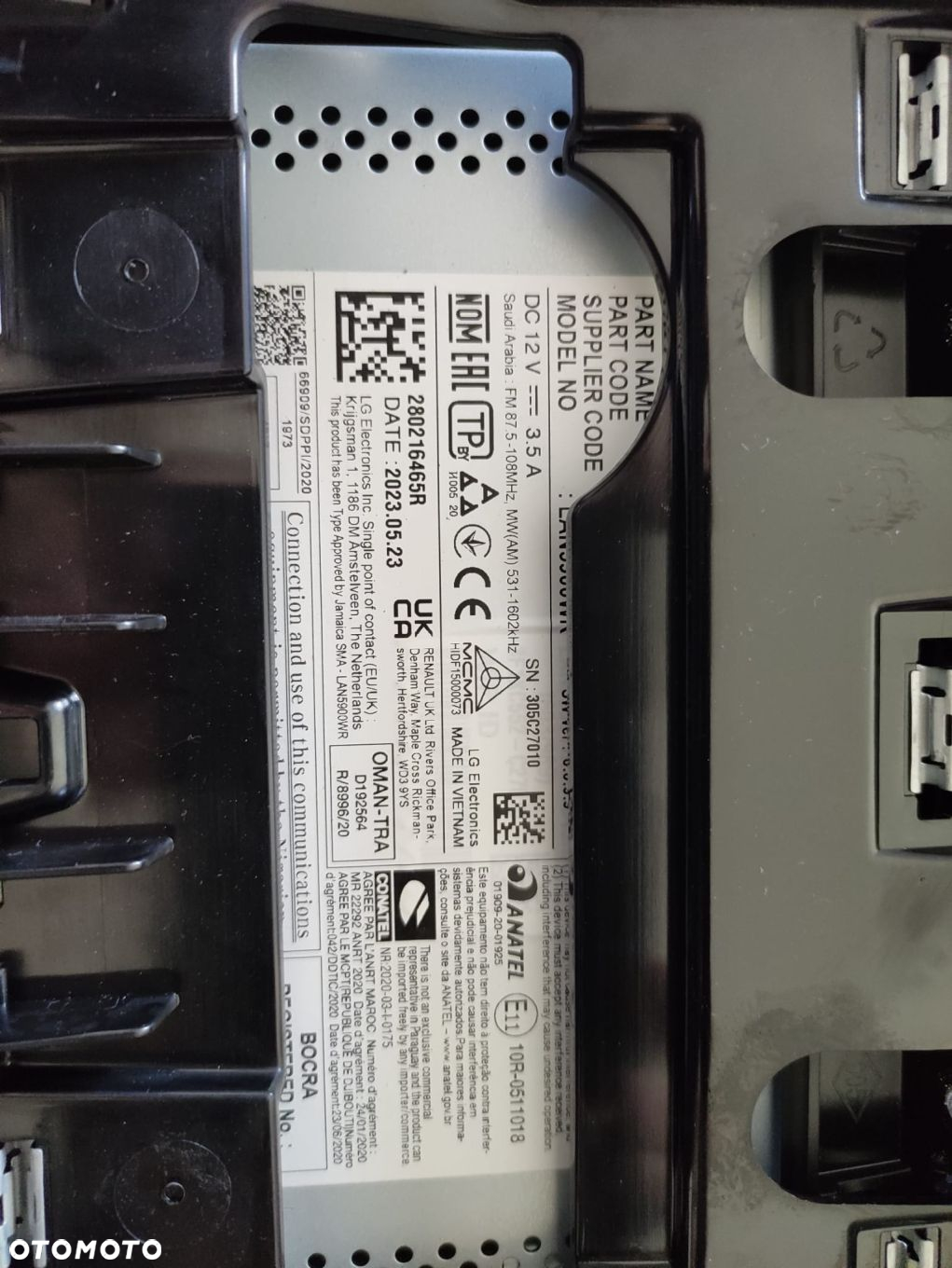 NAWIGACJA RADIO UNIT EKRAN JAK NOWA DACIA SANDERO STEPWAY III 2023R - 11