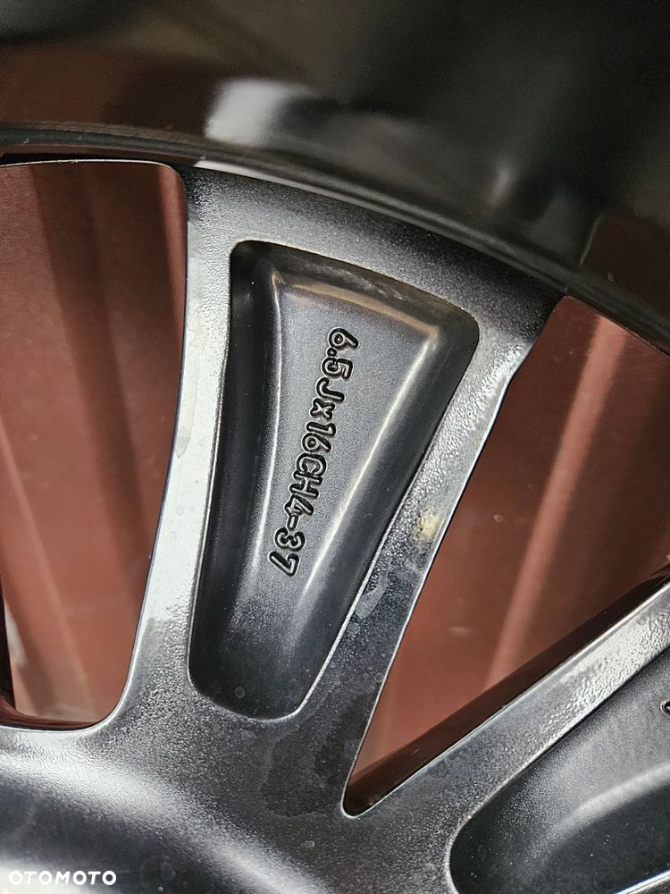 KOŁA FELGI ALUFELGI 16 6,5J ET37 RENAULT CLIO IV V OPONY CAŁOROCZNE 195 55 16 CONTINENTAL ALLSEASONCONTACT 2023 ROK 403001198R - 14