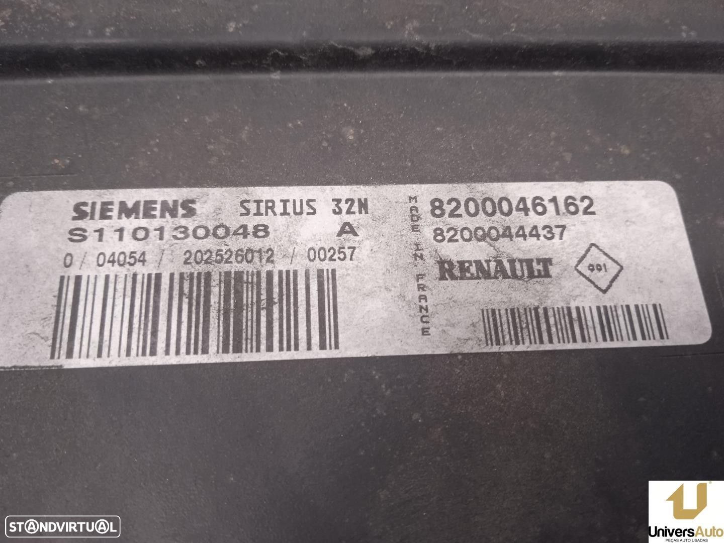 CENTRALINA MOTOR UCE RENAULT MEGANE I COACH 2000 -8200046162 - 1