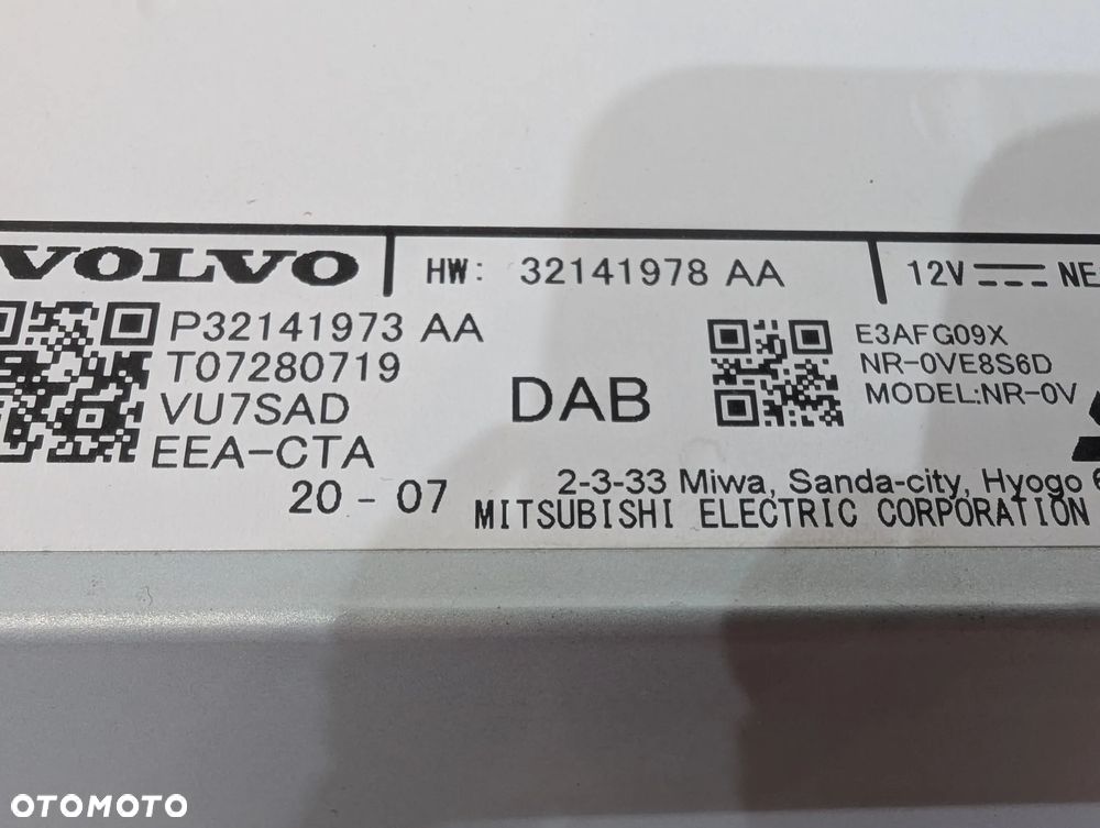 VOLVO V60 II XC60 II RADIO NAWIGACJA GPS 32141978AA 32141973 - 7