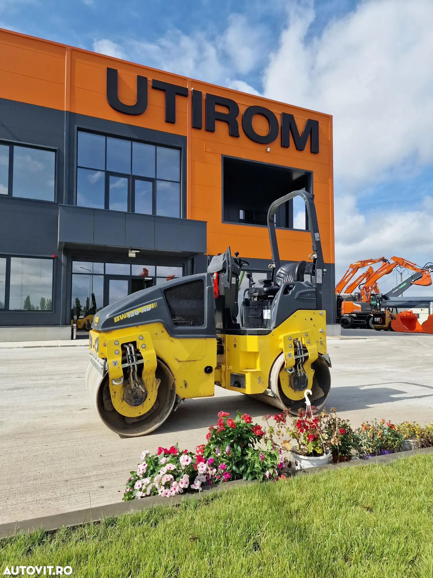 Bomag BG120, 2023, 93h, latime tambur 1,2m, Masa op 2,7t, motor Kubota, posibilitate leasing-31900 EUR+Tva - 2