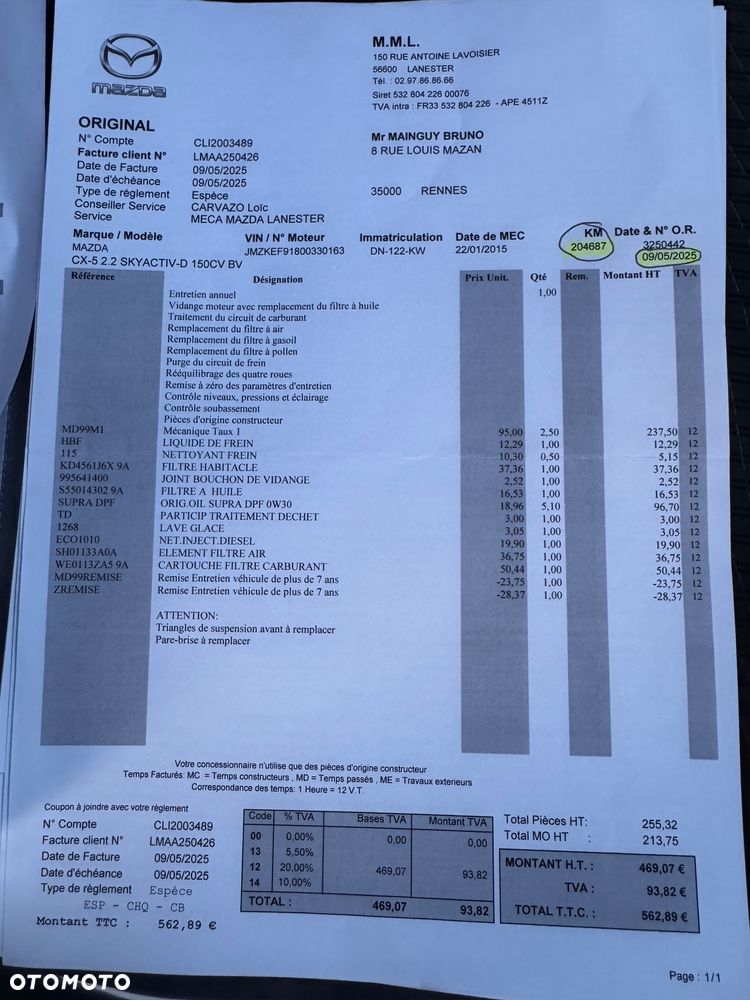 Mazda CX-5 SKYACTIV-D 150 Drive AWD Exclusive-Line - 28