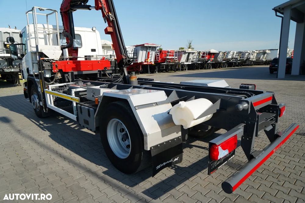 Scania P 280 / CILINDRU BASCULABIL / + HMF 635 HDS / CAPACITATE DE RIDICARE 1.500 KG / EXTENSIE MAXIMĂ 7 M / RADIOCOMANDĂ / EURO 6 - 19