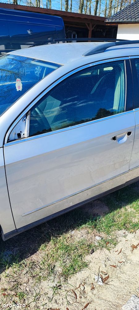 VW PASSAT B6  DRZWI PRZÓD TYŁ srebrne LA7w - 2