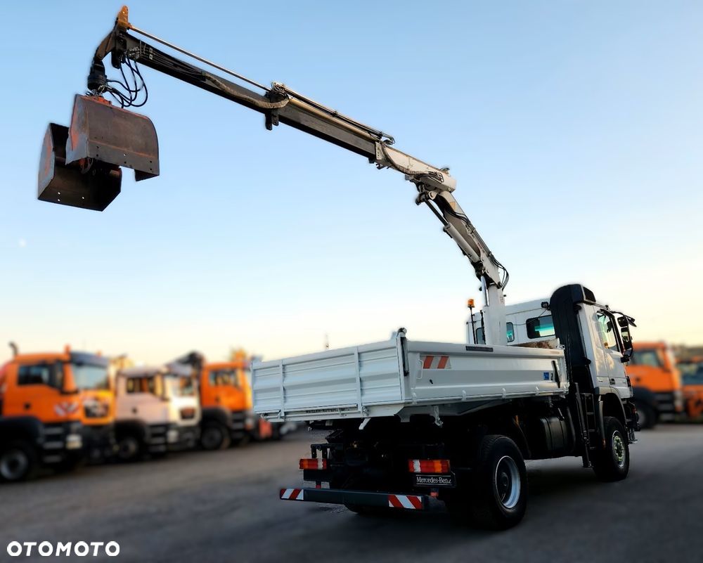 Mercedes-Benz Actros 1832 AK 4x4 – wywrotka 3-stronna MEILLER + HDS ATLAS 92.2 A2 – sterowanie radiowe - 16