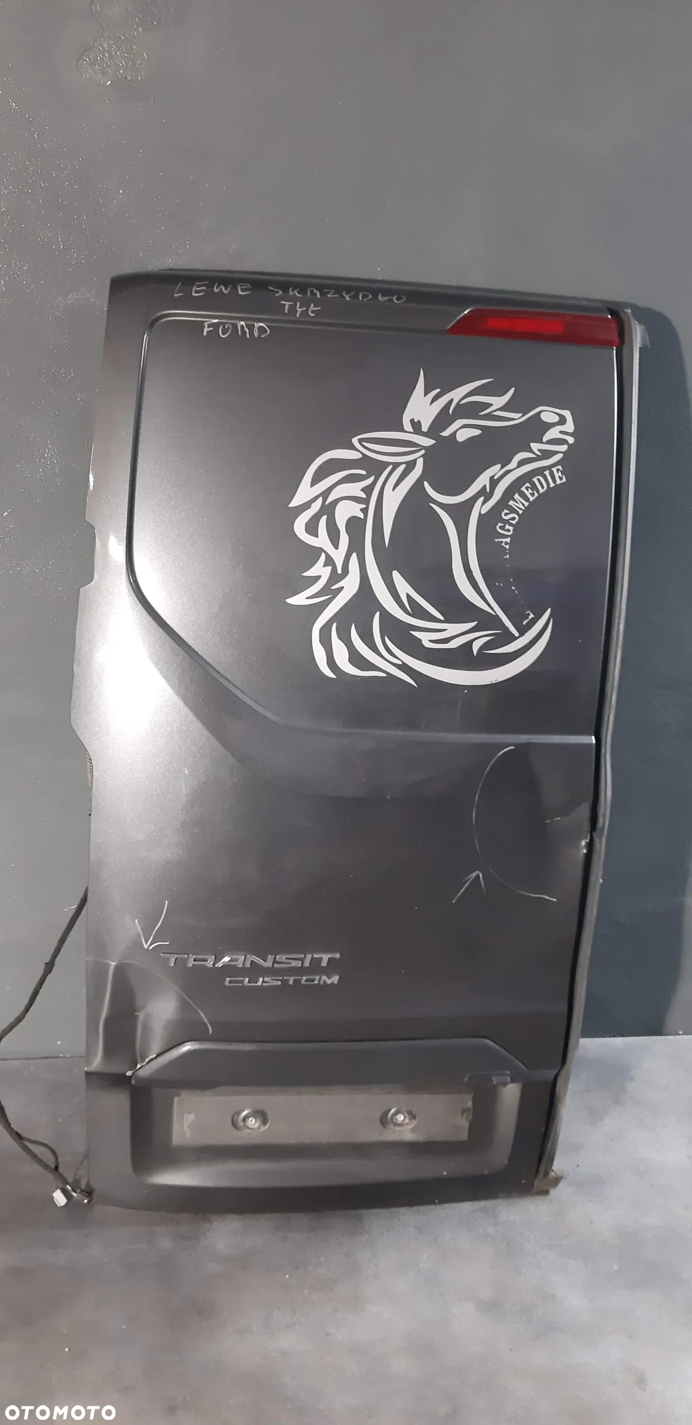 Drzwi skrzydłowe lewy tył FM6E Ford Transit Custom 2.0d 2017r - 4