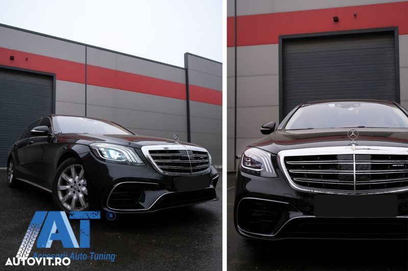 Pachet MERCEDES S-Class W222 Facelift (2013-06.2017) S63 Design - 1