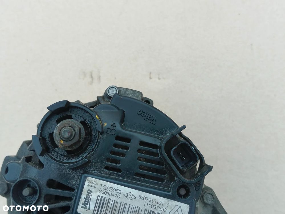 ALTERNATOR 8200810621C TG9B053 DACIA RENAULT 1.6 BENZYNA - 6