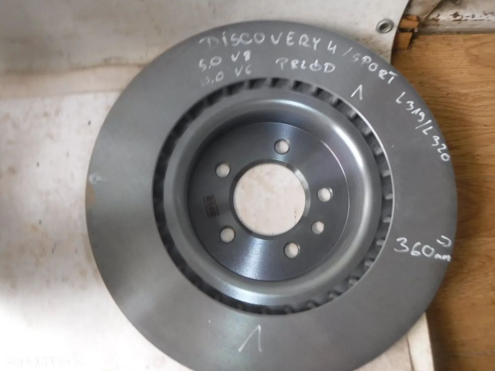 land rover discovery 4 sport tarcze hamulcowe przód oryginał nowe 360mm - 5