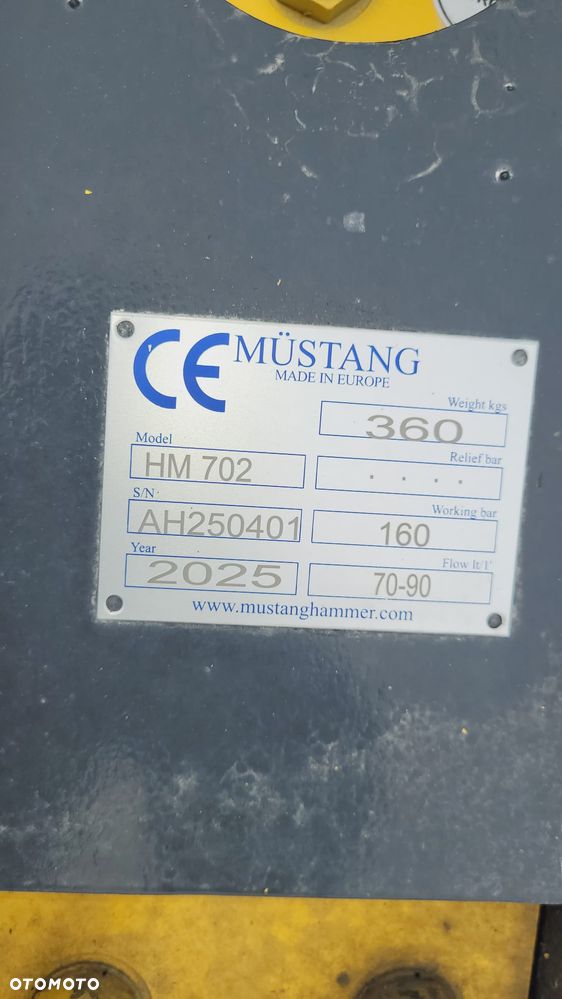 Młot wyburzeniowy hydrauliczny HM 700 Mustang - 5