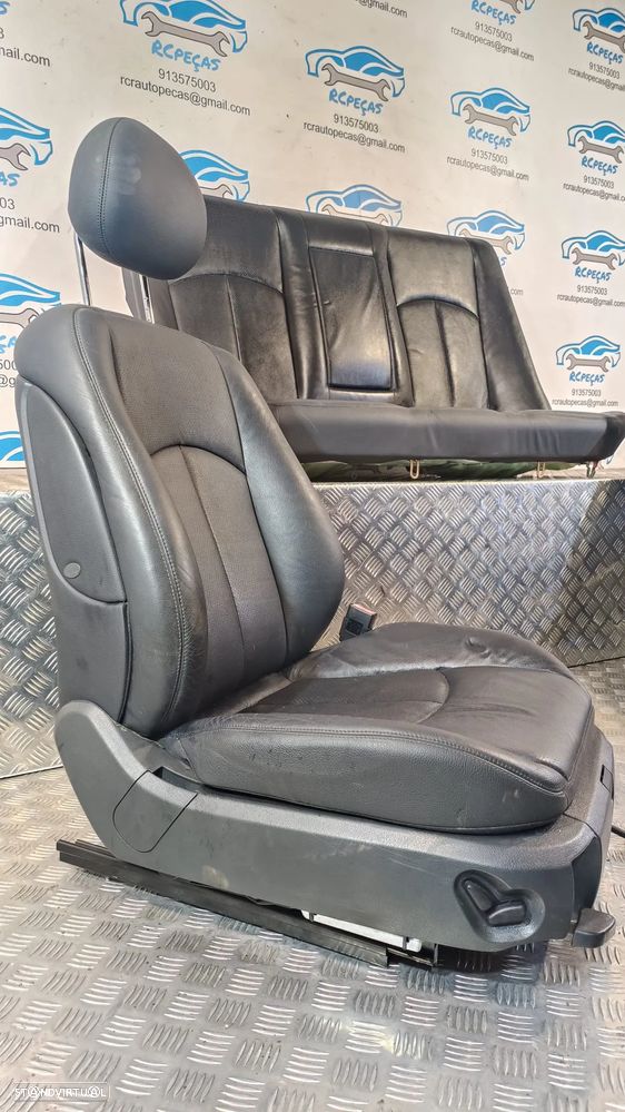 .BANCO BANCOS MERCEDES BENZ CLASS E W211 PELE AQUECIDO AIRBAG FRENTE FRONTAL TRASEIRO TRÁS - 10
