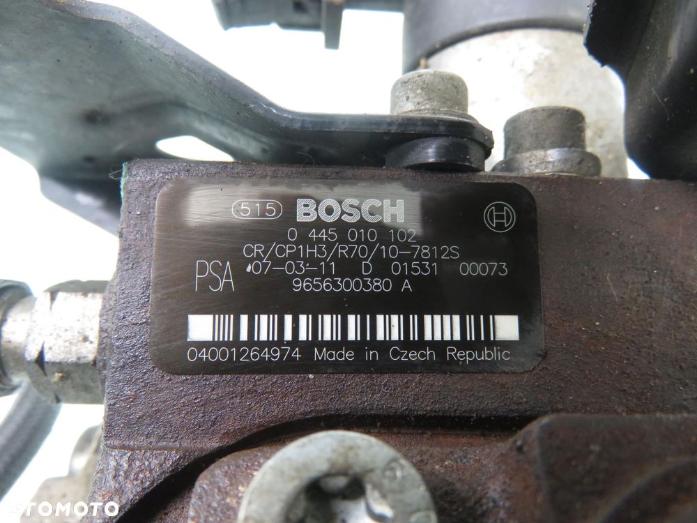 POMPA WTRYSKOWA PEUGEOT 307 1.6 HDi 0445010102 0928400607 9656300380A - 10