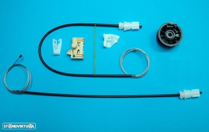 Kit reparação elevador dos vidros Renault Scenic 99-2003 frente - 1