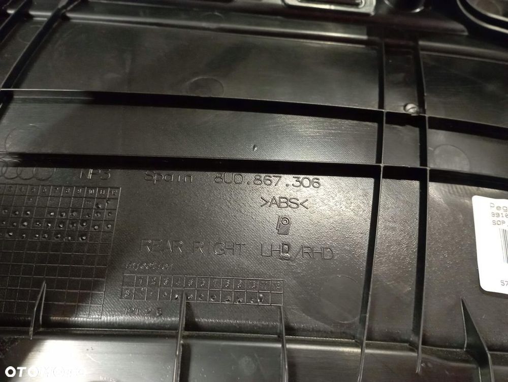 AUDI Q3 BOCZEK DRZWI PRAWY TYŁ TYLNY EUROPA 8U0867306 - 4