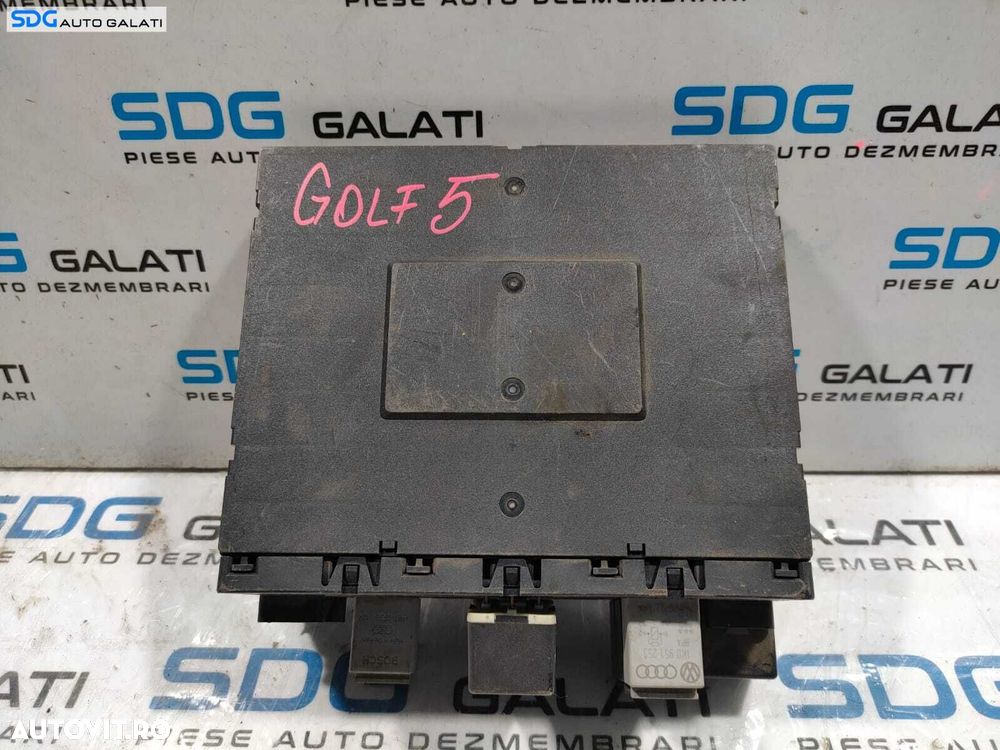 Unitate Modul Calculator Confort Comfort Panou Tablou Sigurante Volkswagen Golf 5 2004 - 2008 Cod 1K0937049T [L5001] - 3