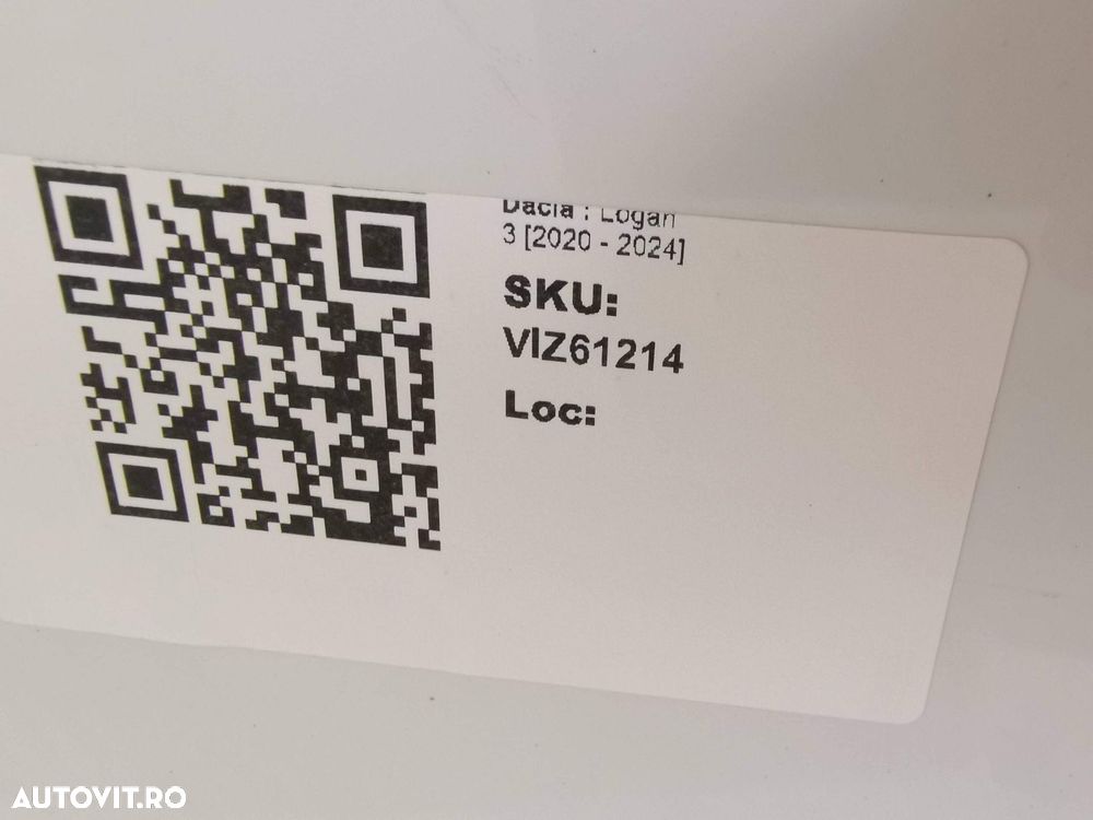 Bara Spate Dacia  Logan 3 2020 2021 2022 2023 2024 Originala - 8