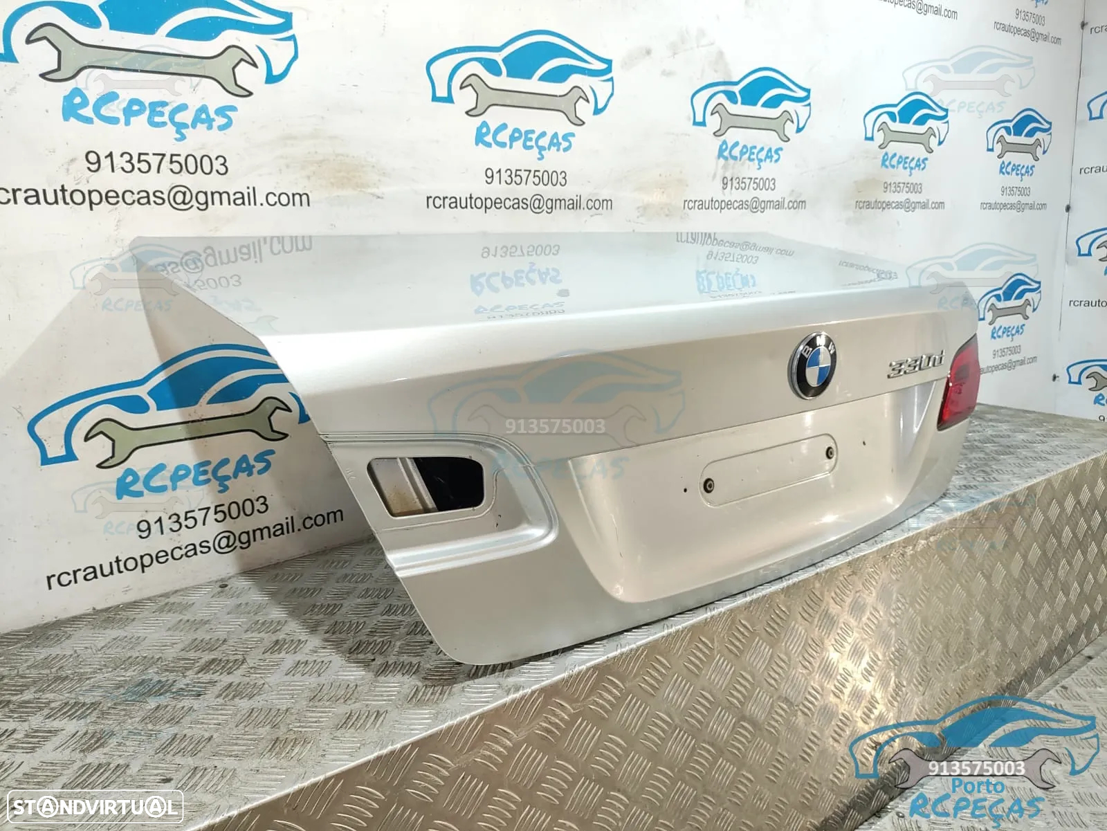 Porta Tampa Mala BMW Serie 3 E92 COUPE - 41627254428 | 7254428 - Fecho | Puxador | Farolim | Simbolo - 3
