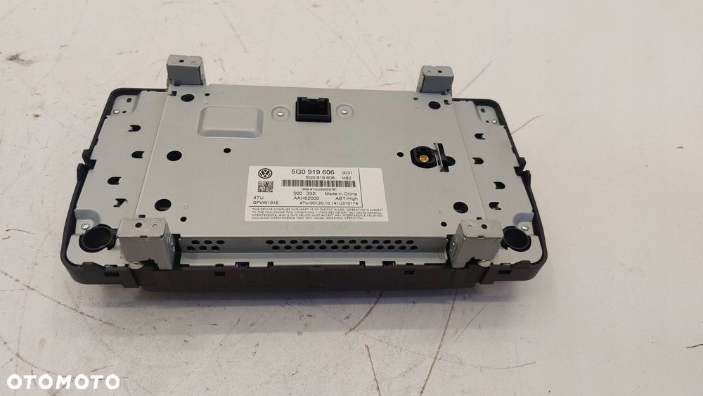 vw passat b8 golf vii 7 polo 6c ekran wyświetlacz monitor 5g0919606 europa - 5