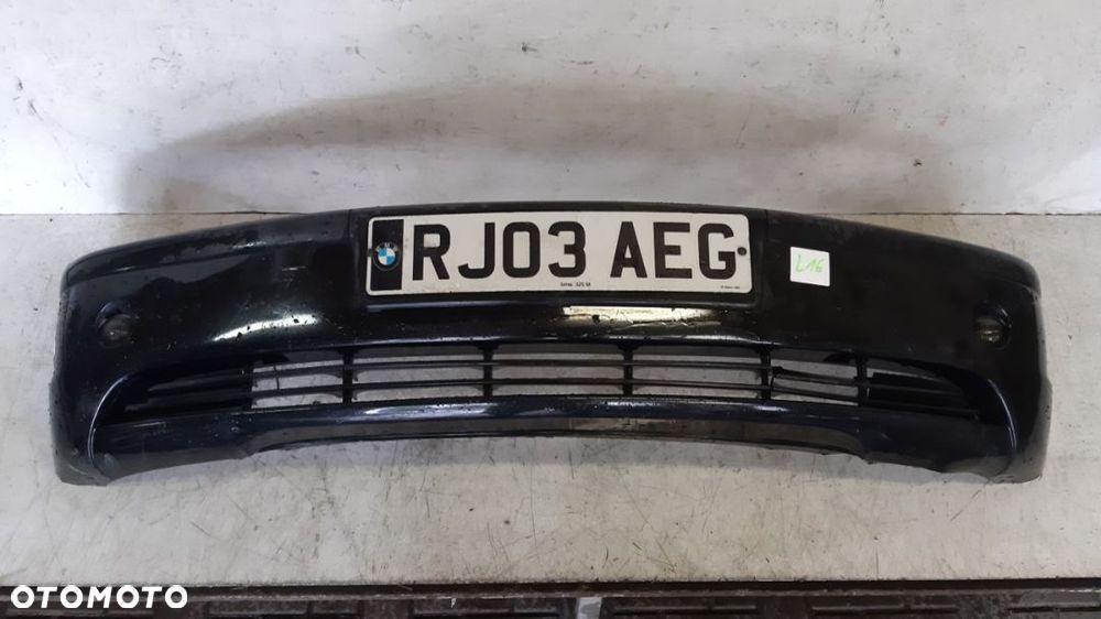 * ZDERZAK PRZÓD PRZEDNI BMW E46 SEDAN TOURING KOMBI LIFT FL SCHWARZ II 2 CZARNY - 1