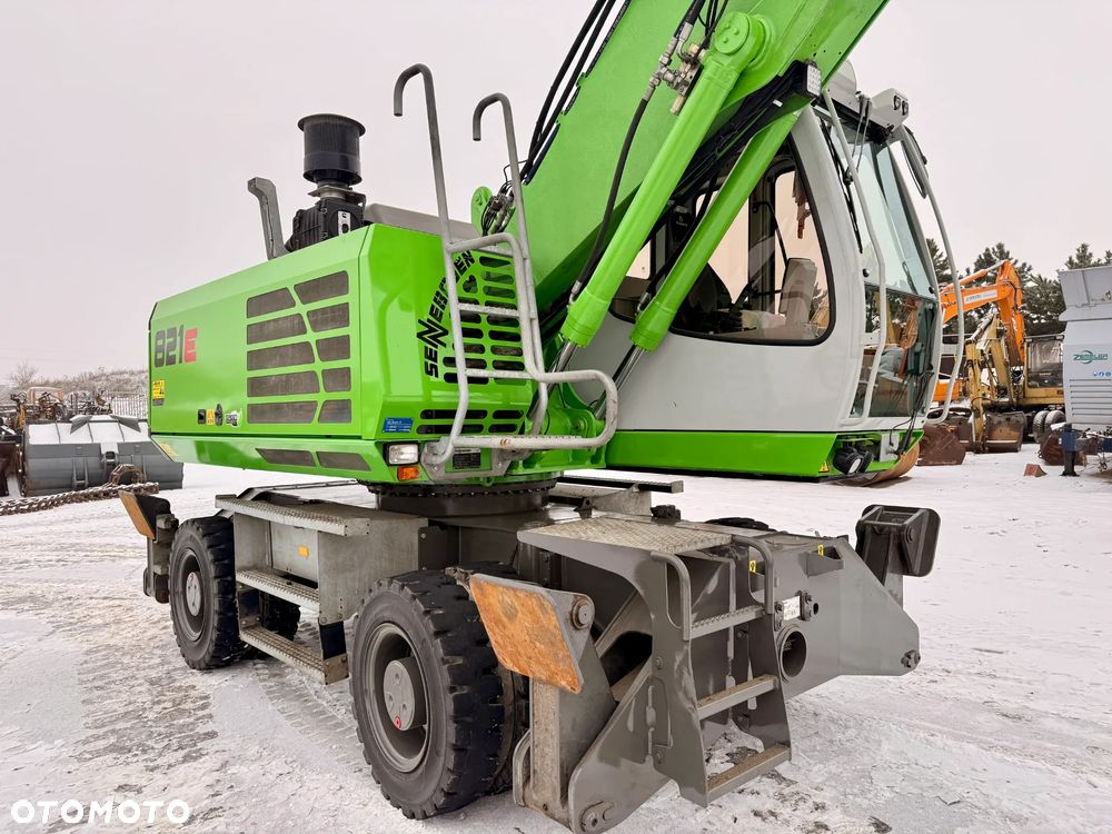 Sennebogen 821 821E przeładunkowa rozbiórkowa , wysoka kabina, chwytak sortowniczy wyburzeniowy, szybkozłącze S70, IMPORT - 5