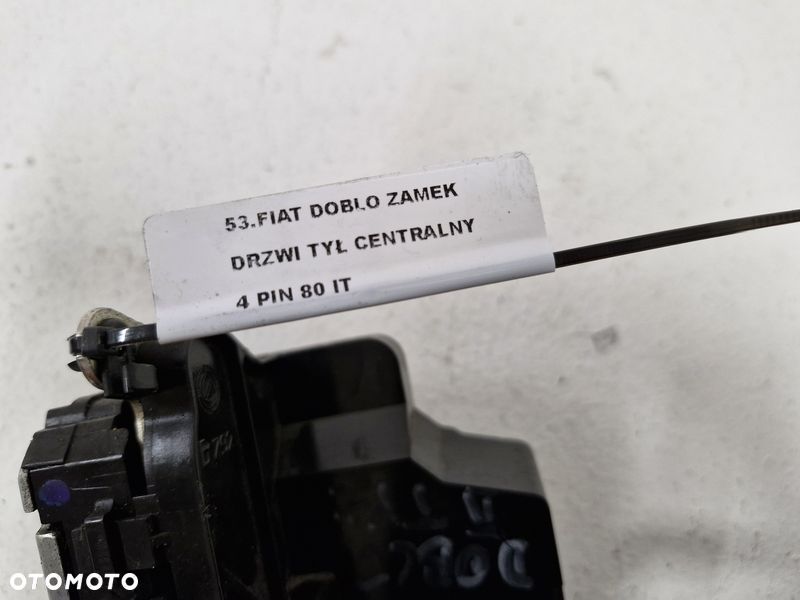 FIAT DOBLO 1 I ZAMEK DRZWI BOCZNYCH PRZESUWNYCH PRAWY TYŁ BOK 4 PIN - 8