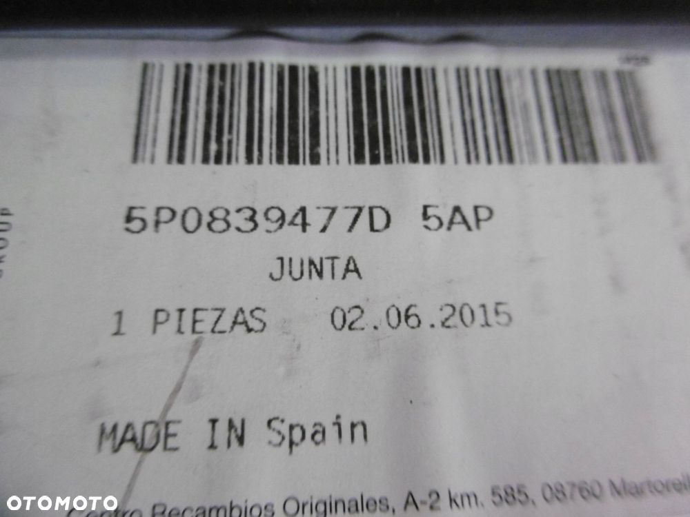 seat altea 5p0 - listwa na drzwi tylne lewe - 5